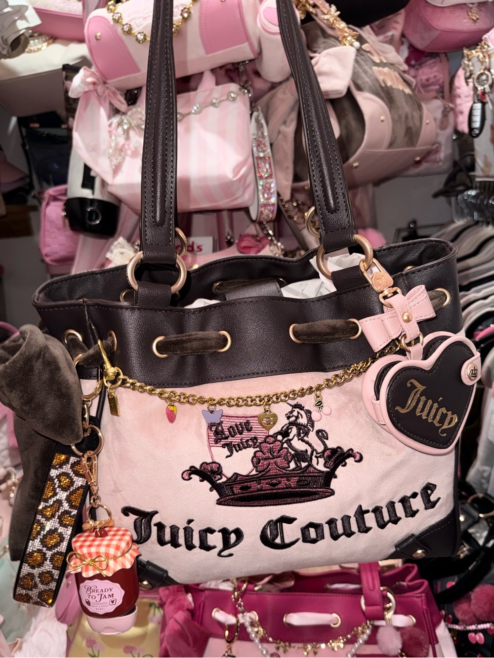 Juicy Couture “Crown Tote” Daydreamer